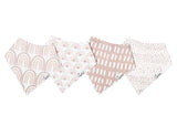 Copper Pearl: Baby Bandana Bibs (4 pack) - Bliss