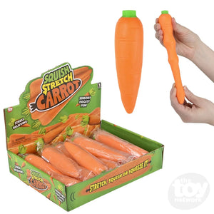 The Toy Network Stretch And Squeeze Carrot 5.5"