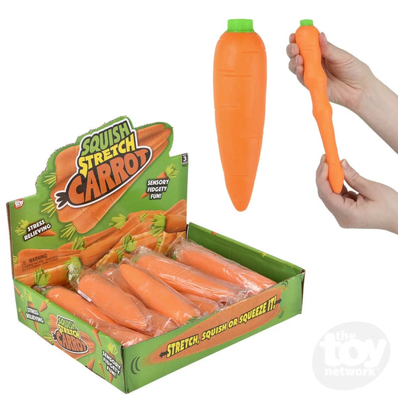 The Toy Network Stretch And Squeeze Carrot 5.5