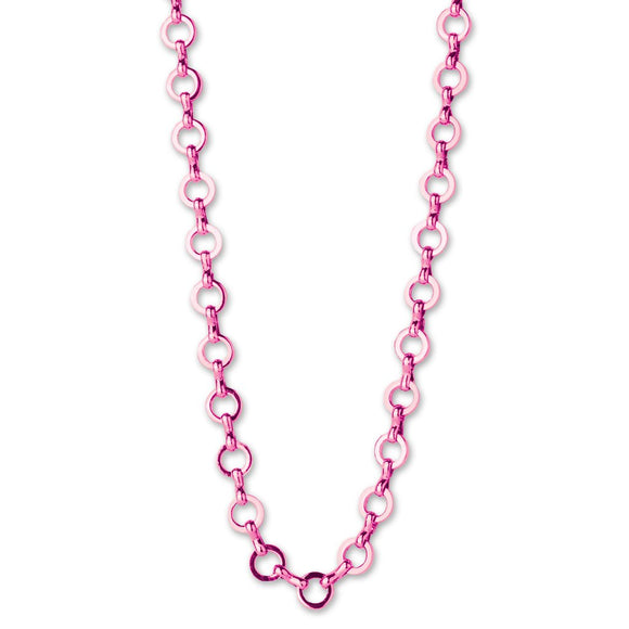 Charm It Necklace Pink Chain