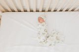 Copper Pearl: Knit Swaddle Blanket - Haven