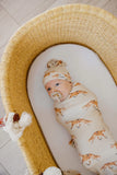 Copper Pearl: Knit Swaddle Blanket - Swift