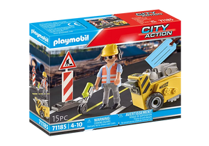 Playmobil City Action: Construction Worker Gift Set 71185