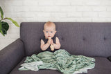 Copper Pearl: Knit Swaddle Blanket - Poe