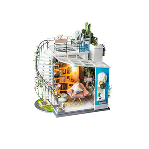 Hands Craft DIY Miniature House Kit: Dora's Loft
