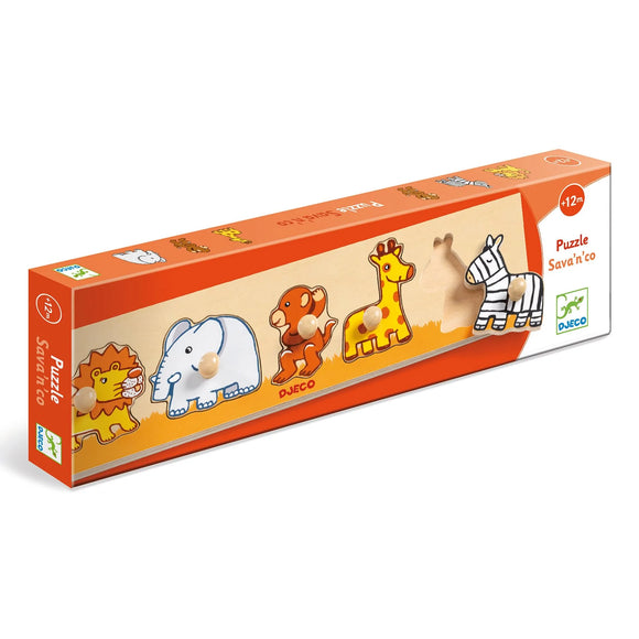 Djeco Wooden Puzzle Sava'n'co Wooden Puzzle