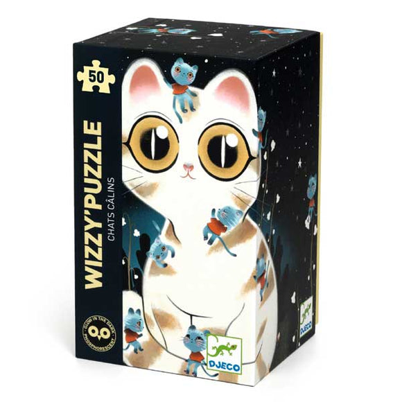 Djeco Wizzy Puzzle Cuddly Cats 50 Pieces