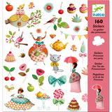 Djeco Sticker Sheets: Princess Tea Party