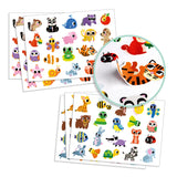 Djeco Large Easy Peel Stickers: Baby Animals