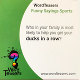 WordTeasers® Funny Sports Sayings