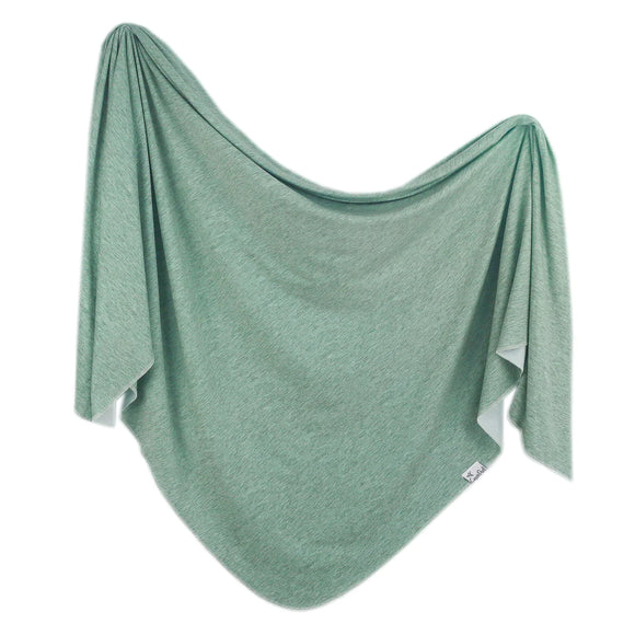 Copper Pearl: Knit Swaddle Blanket - Emerson