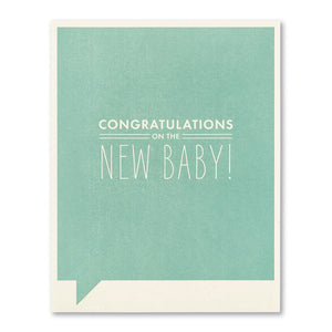 Compendium: Greeting Card: Congratulations on the New Baby!