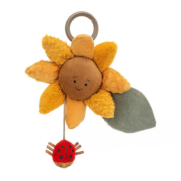 Little Jellycat Fleury Sunflower Activity Toy 9