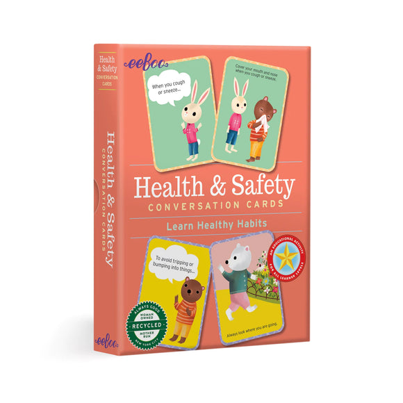 eeBoo Conversation Cards- Health & Safety