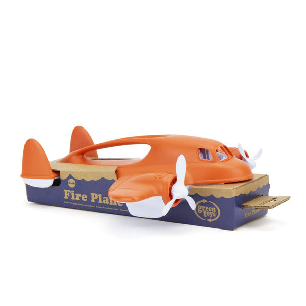 Green Toys Fire Plane – Growing Tree Toys - Main Image