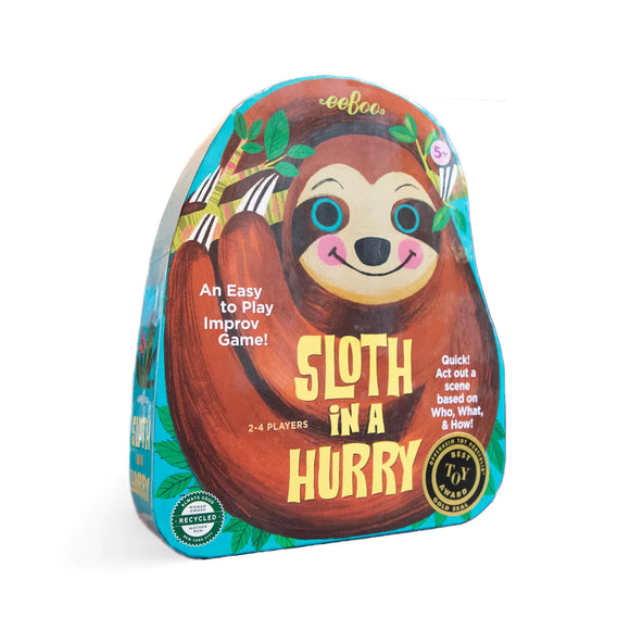 eeBoo Sloth in a Hurry: Improv Game