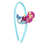 Pink Poppy Glitter Mermaid Headband