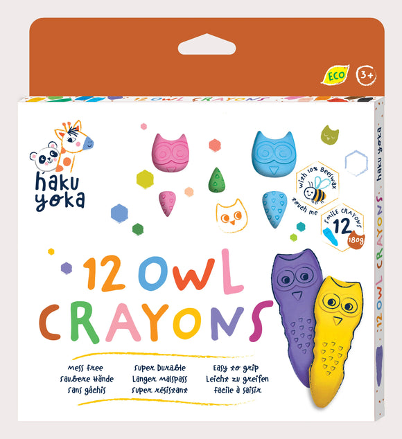 Haku Yoka Owl Crayons