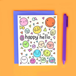 Turtle's Soup Greeting Card - Happy Hello