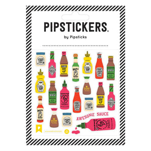 Pipsticks® 4x4" Sticker Sheet: Awesome Sauce