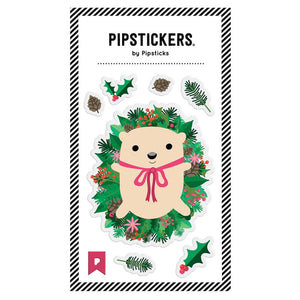Pipsticks® Big Puffy Sticker: Holiday Hedgehog