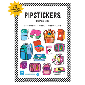Pipsticks® 4x4" Sticker Sheet: What's for Lunch