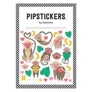 Pipsticks® 4x4" Sticker Sheet: Going Bananas