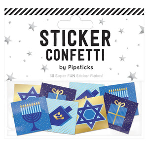 Pipsticks® Sticker Confetti: Hanukkah