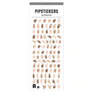 Pipsticks® 3"x7" Sticker Sheet: It's a Sign Alphabet