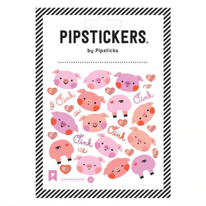 Pipsticks® 4x4" Sticker Sheet: Pig Pen Pals