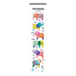 Pipsticks® 2"x8" Sticker Sheet: Playful Pachyderms