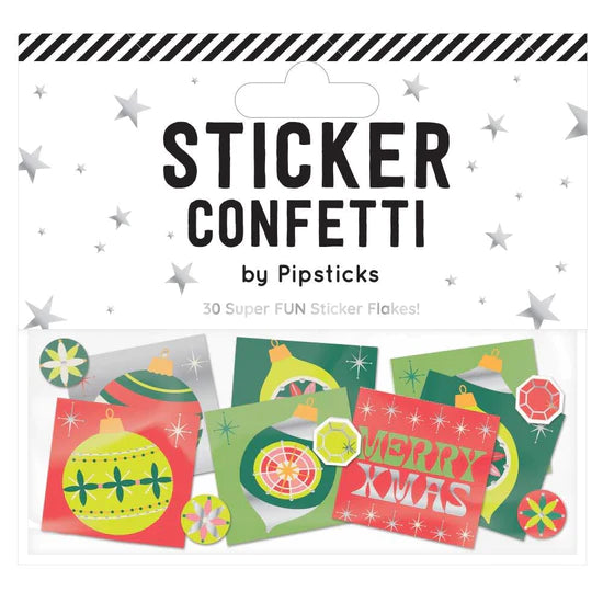 Pipsticks® Sticker Confetti: Vintage Ornaments