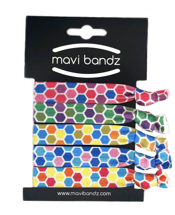 Mavi Bandz Knot Hair Ties - Honeycomb Hair Ties
