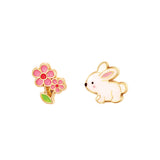 Girl Nation The Perfect Pair Hop & Bloom Cutie Enamel Stud Earrings