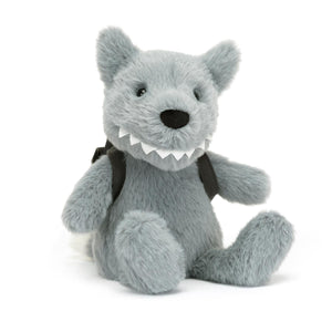 Little Jellycat Backpack Wolf 10" - Discontinued