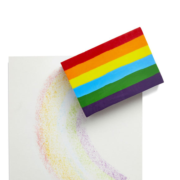 Kid Made Modern Rainbow Crayon Block