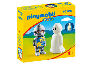 Playmobil 1.2.3 Knight with Ghost (retired)
