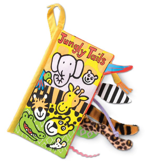 Jellycat Soft Book Jungly Tails