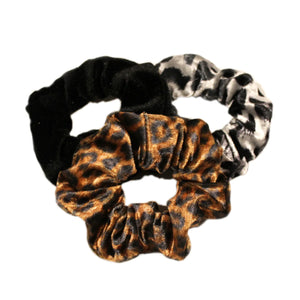 Mavi Bandz Leopard Scrunchies 3-Pack