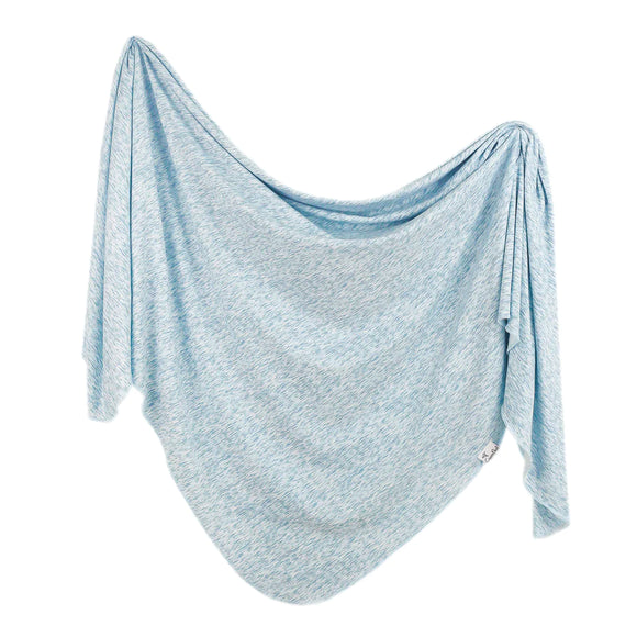Copper Pearl: Knit Swaddle Blanket - Lennon