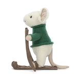 Jellycat Merry Mouse Skiing 8"
