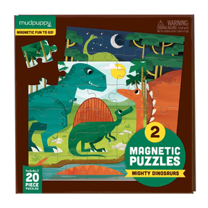 Mudpuppy Magnetic Puzzles - Mighty Dinosaurs