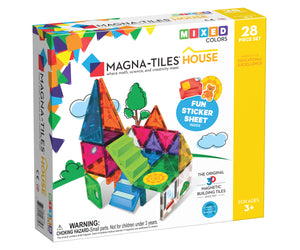 Magna-Tiles Mixed Colors House 28-piece Set