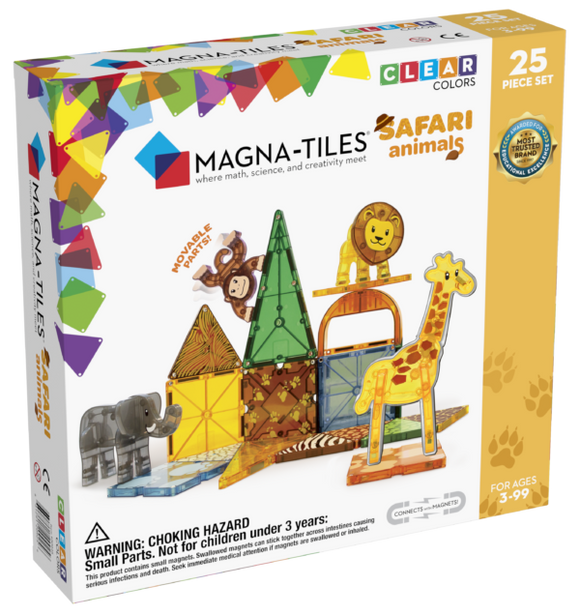 Magna-Tiles® Safari Animals (25 pieces)