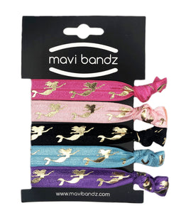 Mavi Bandz Knot Hair Ties - Mermaid Hair Ties