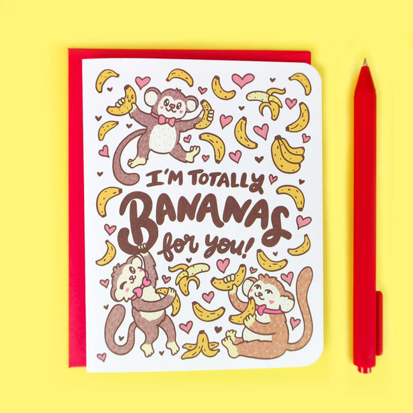 Turtle's Soup Greeting Card - Bananas For You