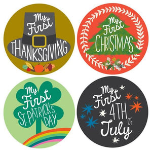 Lucy Darling Milestone Stickers: My First Holiday
