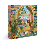 eeBoo 1000 Piece Puzzle Reading & Relaxing