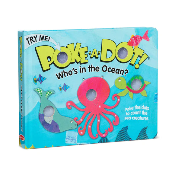 Melissa & Doug® Poke-A-Dot: Who's in the Ocean?