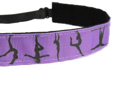 Mavi Bandz Headband - Purple Gymnastics